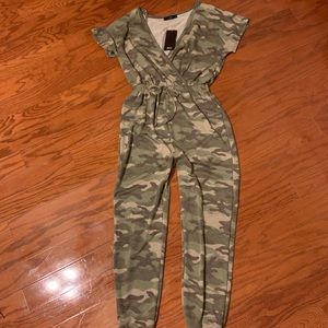 NWT camo romper/ jumpsuit